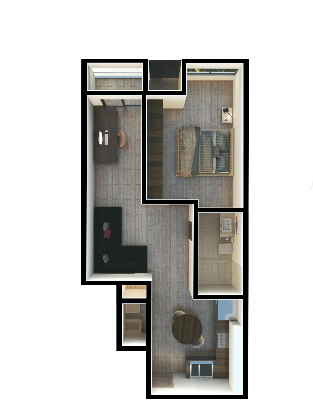 Departamento en Escobedo, 1 Rec